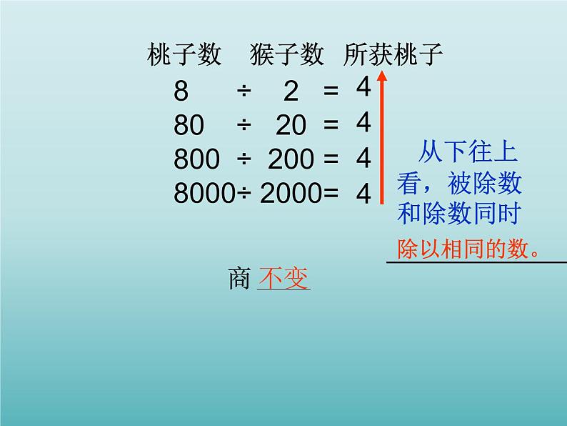 四年级数学上册-1.4.商不变的性质_课件｜浙教版第7页