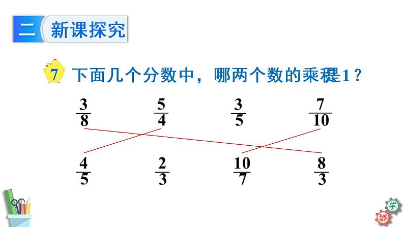 苏教版六年级数学上册课件 2.6 倒数的认识 苏教版第3页