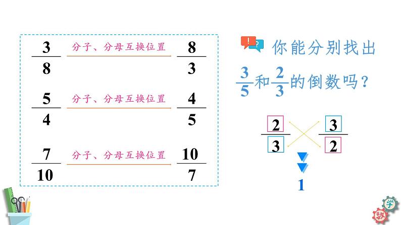 苏教版六年级数学上册课件 2.6 倒数的认识 苏教版第6页