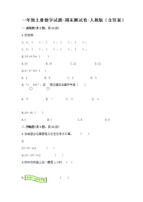 一年级上册数学试题-期末测试卷-人教版（含答案） (9)