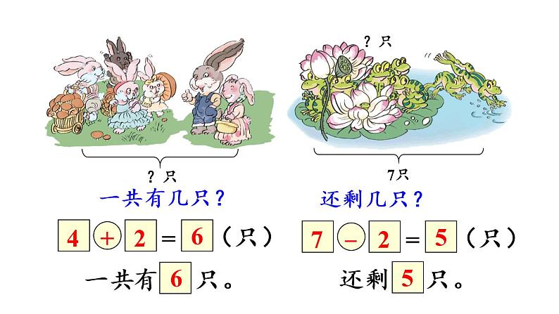 一年级上册数学课件-5  6_10的认识和加减法练习十人教版第3页