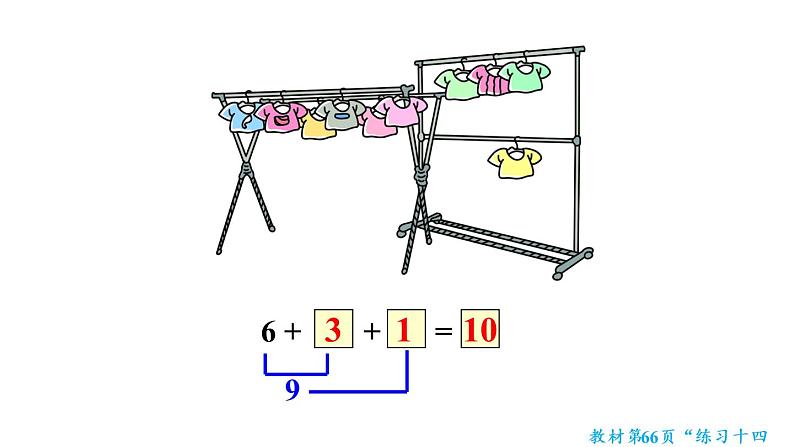 一年级上册数学课件-5  6_10的认识和加减法练习十四人教版第8页