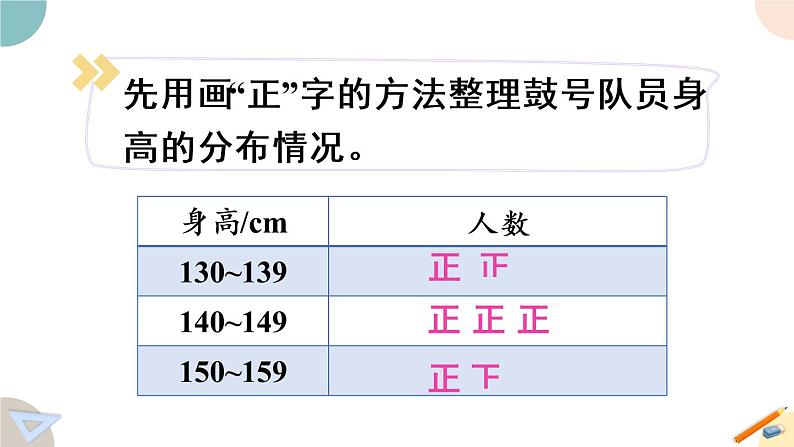 四年级数学上册课件 4.2 分段整理数据并制作统计表 苏教版07