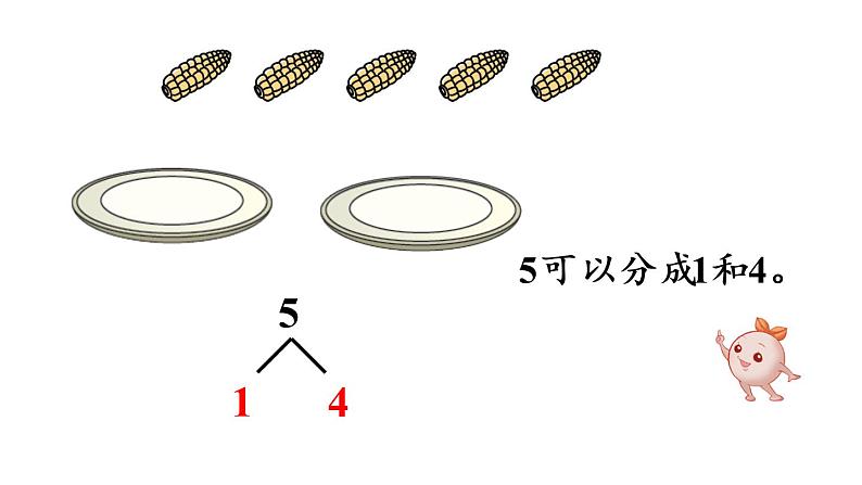 一年级上册数学课件-3  1_5的认识和加减法第5课时  5的分与合人教版第6页