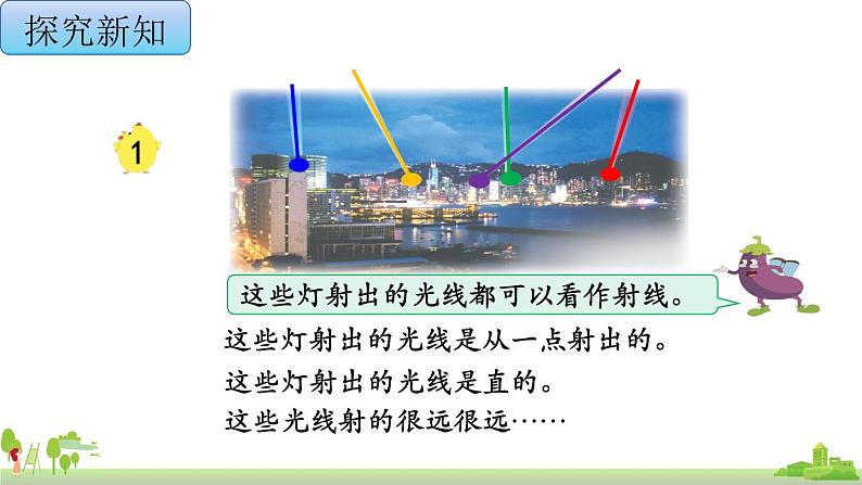 苏教版数学四年级上册 8.1《直线、射线和角的认识》PPT课件03