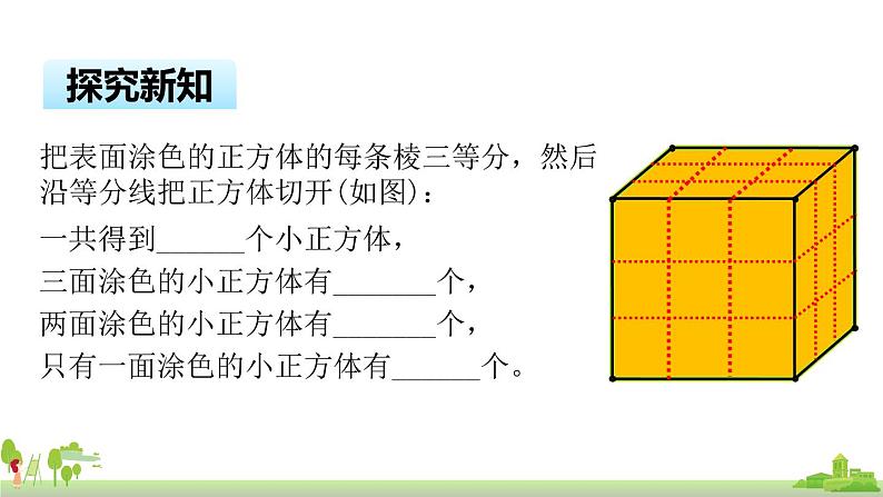 苏教版数学六年级上册 《表面涂色的正方体》PPT课件第5页