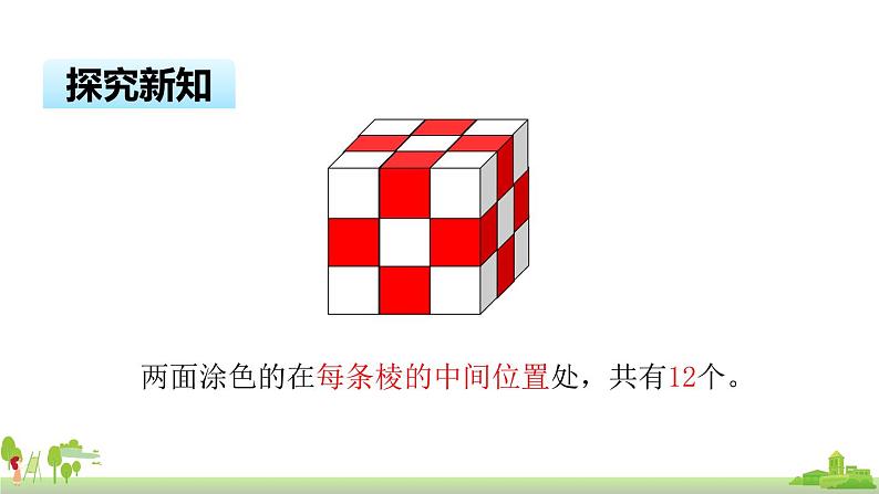 苏教版数学六年级上册 《表面涂色的正方体》PPT课件第7页