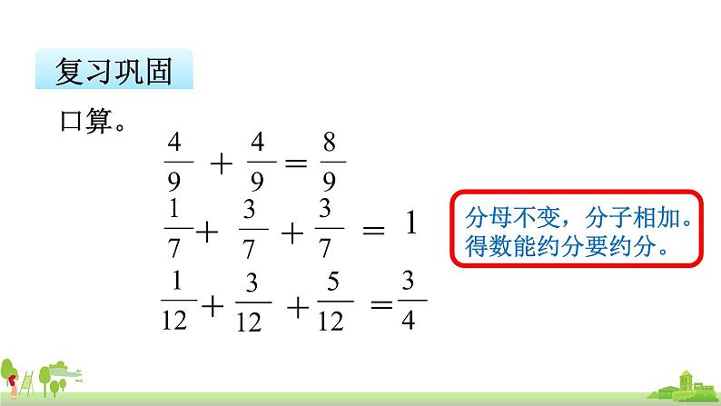 苏教版数学六年级上册 2.1《分数与整数相乘（1）》PPT课件第2页