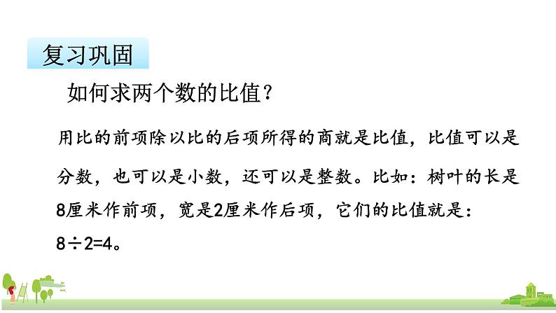 苏教版数学六年级上册 3.10《树叶中的比》PPT课件第2页