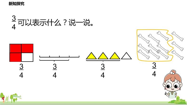 北师大数学五年级上册 5.1《分数的再认识（一）》PPT课件第7页