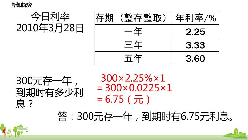 北师大数学六年级上册  7.7《 百分数的应用（4）》PPT课件07