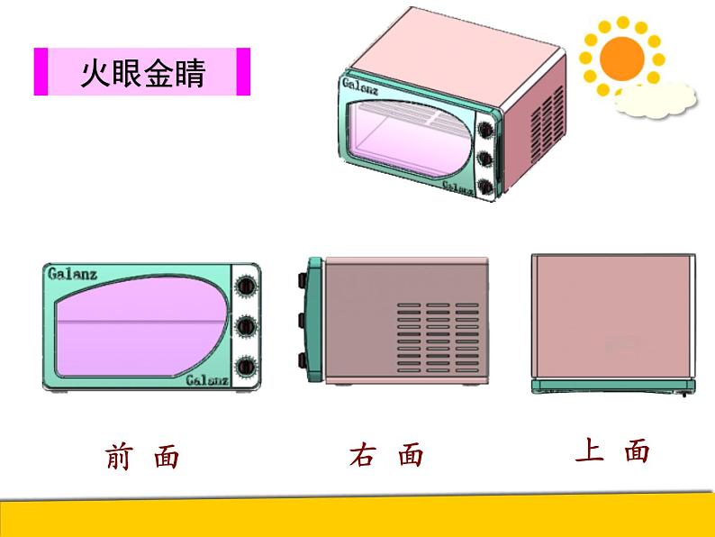 苏教版数学四年级上册 三 观察物体 《从前面、右面和前面观察物体》课件第5页