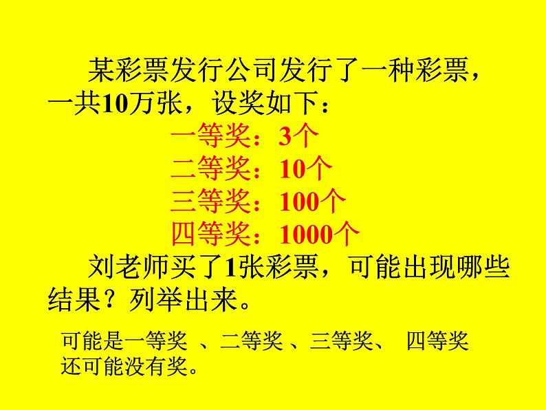 苏教版数学四年级上册 六 可能性_1课件第6页