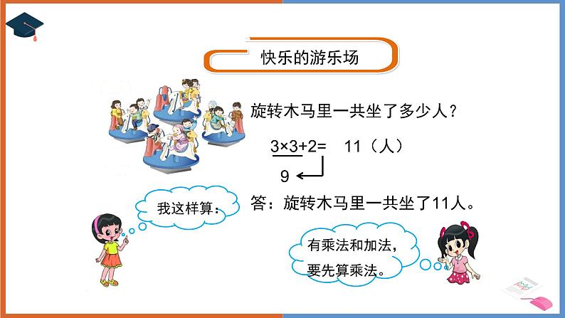 数学人教版二年级上册《第四课 乘加乘减》课件第3页