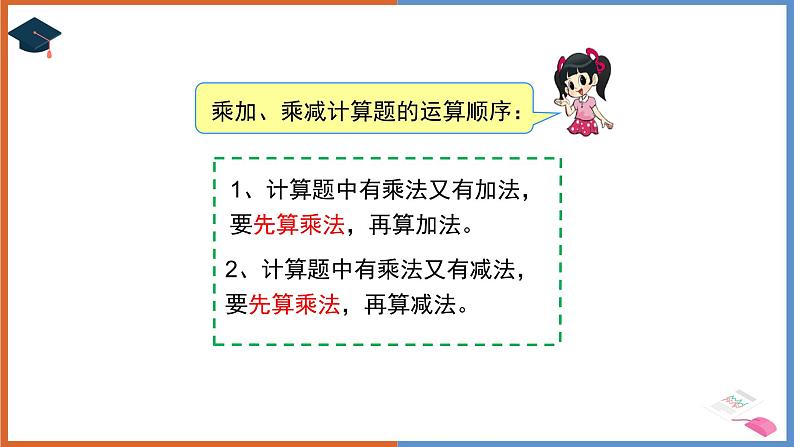 数学人教版二年级上册《第四课 乘加乘减》课件第5页