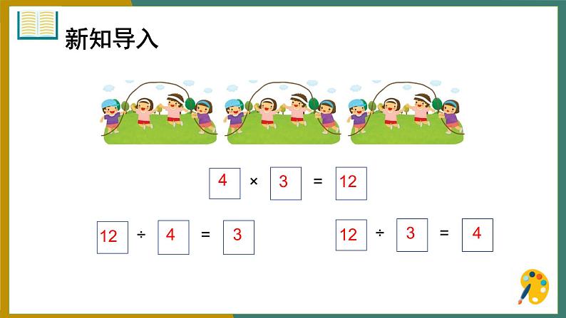 二年级下册数学课件  《第9课时 表内除法(一) 整理和复习》  人教版（共15张PPT）第3页