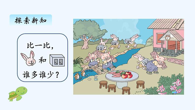 人教版数学一年级上册一、2比多少 课件第3页