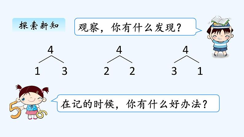 人教版数学一年级上册三、4分与合 课件第5页