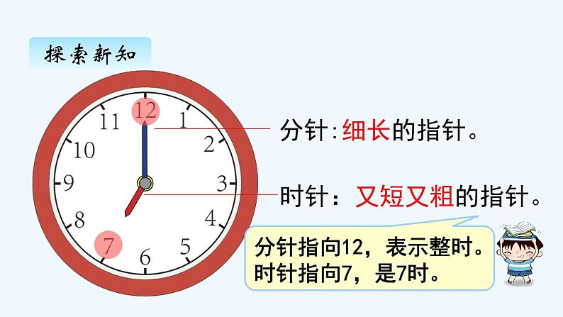 人教版数学一年级上册七、认识钟表（1） 课件第6页