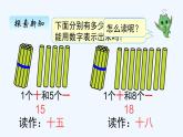 人教版数学一年级上册六、1 11~20各数的认识 课件