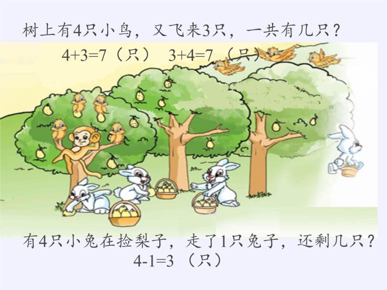 苏教版小学数学一年级上册 ● 丰收的果园 课件06