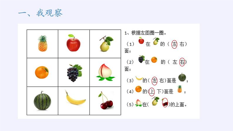 苏教版小学数学一年级上册 ● 丰收的果园(11) 课件第5页