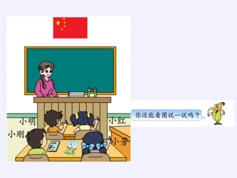 苏教版小学数学一年级上册 四 认位置(1) 课件04