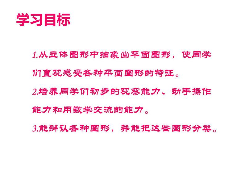 苏教版一年级上册数学六 认识图形（一）_课件1第2页