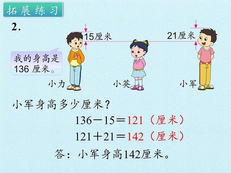 苏教版数学三年级上册 五 解决问题的策略- 复习课件第7页