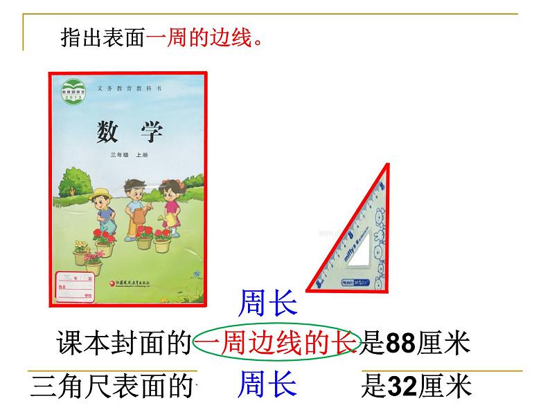 苏教版三年上册认识周长课件第3页