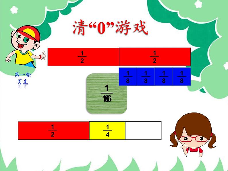 苏教版小学数学三年级上册 ● 多彩的分数条(2) 课件08