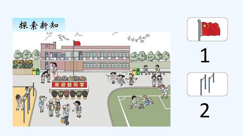 人教版数学一年级上册一、1数一数 课件第4页