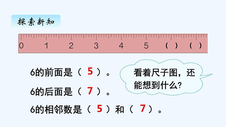 人教版数学一年级上册五、1 6和7的认识 课件第7页