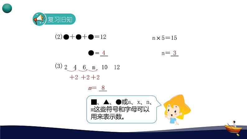 人教版五年级数学上册第五单元_1_第1课时_《用字母表示数（一）》教学课件03