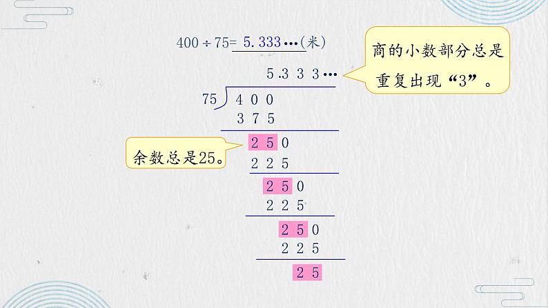 人教版五年级数学上册_第三单元_4_《循环小数》教学课件第3页