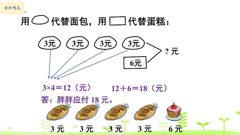 北师大版三年级上册数学 1.1《 小熊购物》 第1课时 课件06