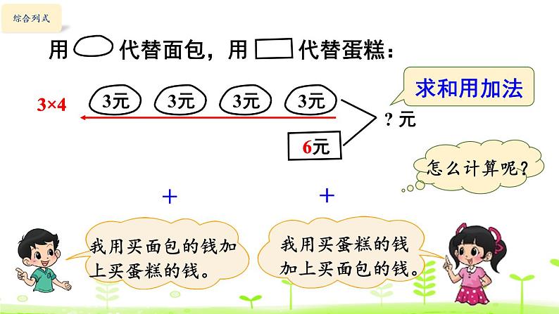 北师大版三年级上册数学 1.1《 小熊购物》 第1课时 课件07