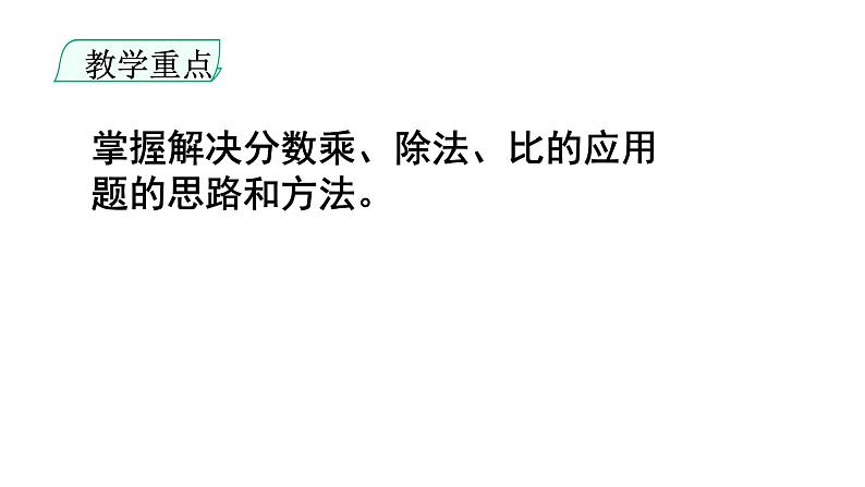 人教版小学数学六年级上册总复习分数的乘、除法和比（2）课件03