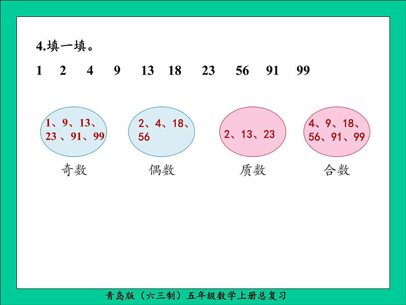 青岛版(六三制)五年级数学上册总复习课件PPT第5页