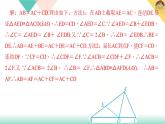專題練習(xí)五　全等三角形中常見(jiàn)輔助線的作法  練習(xí)PPT課件
