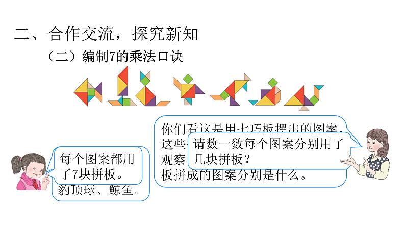 6.1  7的乘法口诀 课件 2021-2022学年数学二年级上册 人教版第5页