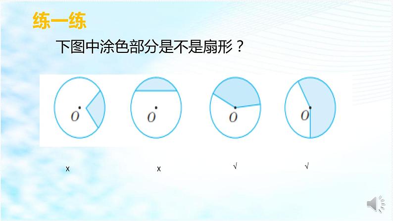 1 扇形的认识（课件）-2021-2022学年数学  六年级上册  冀教版第5页