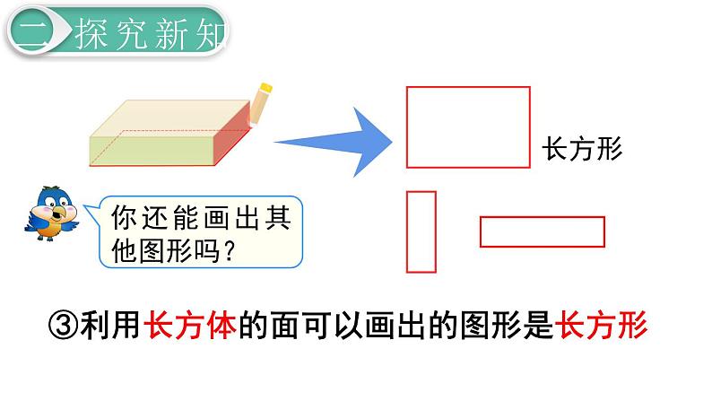 人教版数学一年级下册第1单元  认识图形（二） 认识平面图形课件PPT第6页