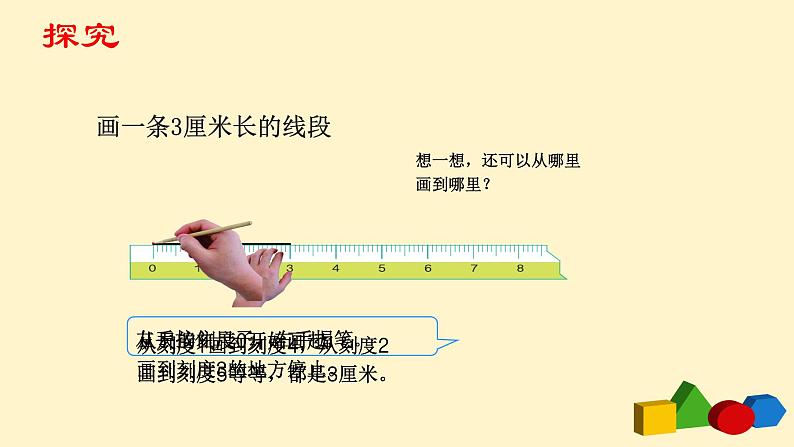 人教版二年级数学上册第一单元精品教案、课件、学案、课堂达标 课题名称：画线段05