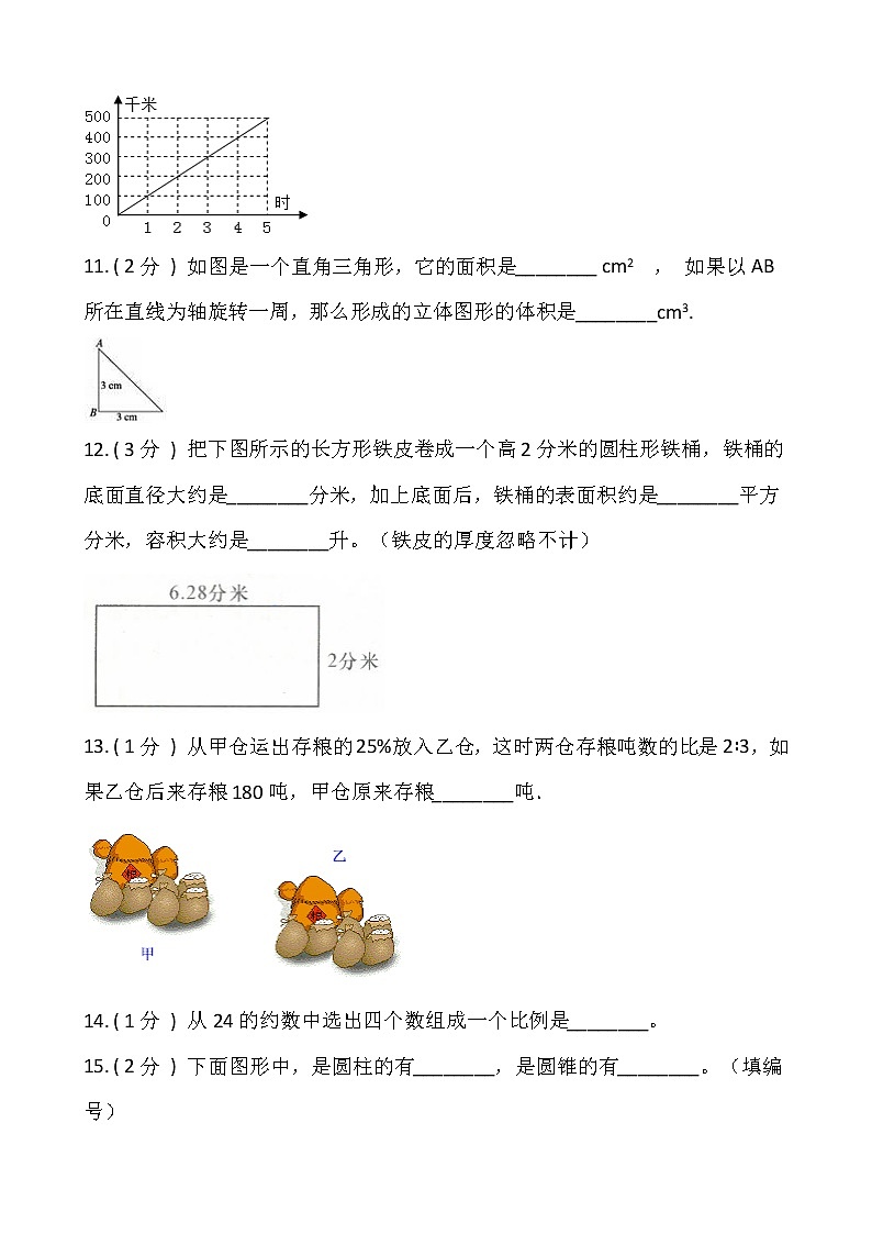 2020-2021学年数学六年级下册暑期衔接巩固卷-北师大版第2页