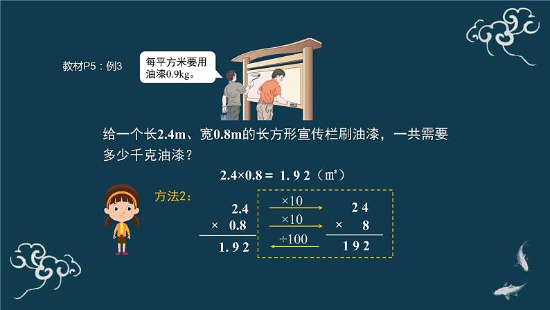 五年级上册数学课件-2小数乘小数 人教版第2页