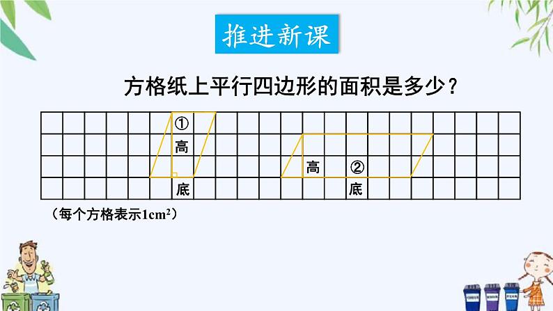 西师大版数学五上5.1《平行四边形的面积》第2课时 课件04