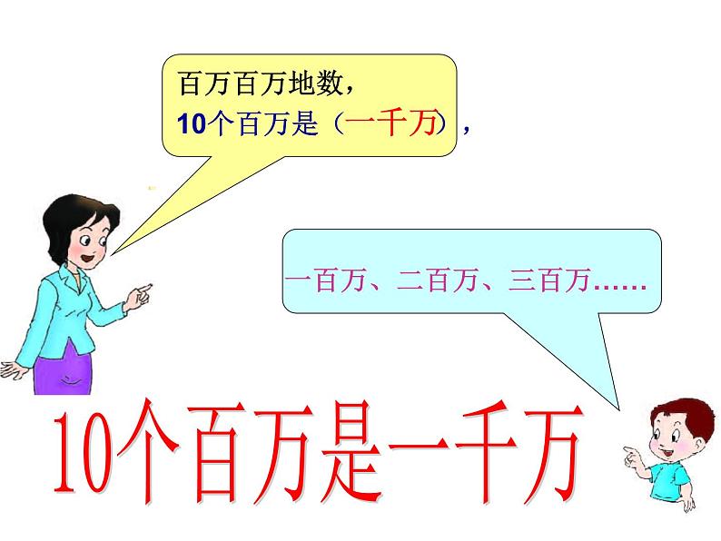 1.1 万以上数的读写（2）（课件）-2021-2022学年数学四年级上册-西师大版06