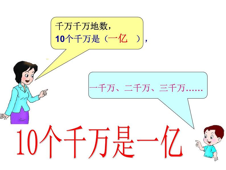 1.1 万以上数的读写（2）（课件）-2021-2022学年数学四年级上册-西师大版07