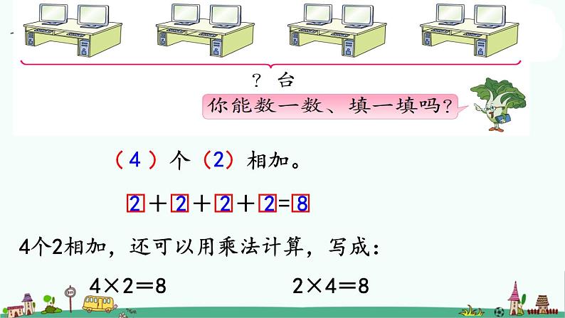 苏教版二上数学3-1  乘法的初步认识课件PPT05